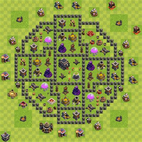 coc lv 9 base